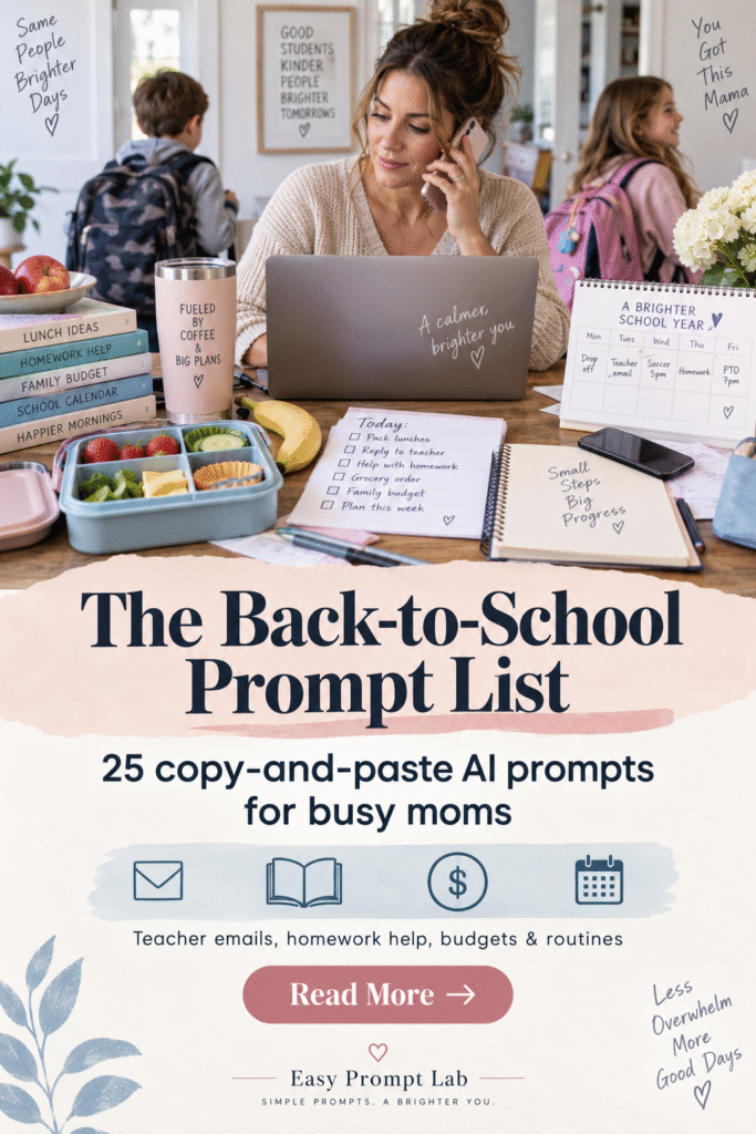 back to school AI prompts