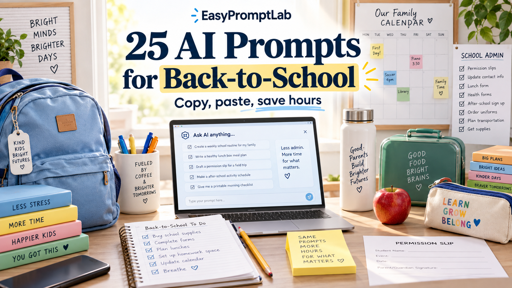 AI Prompts to Help You Prepare for the First Week of School