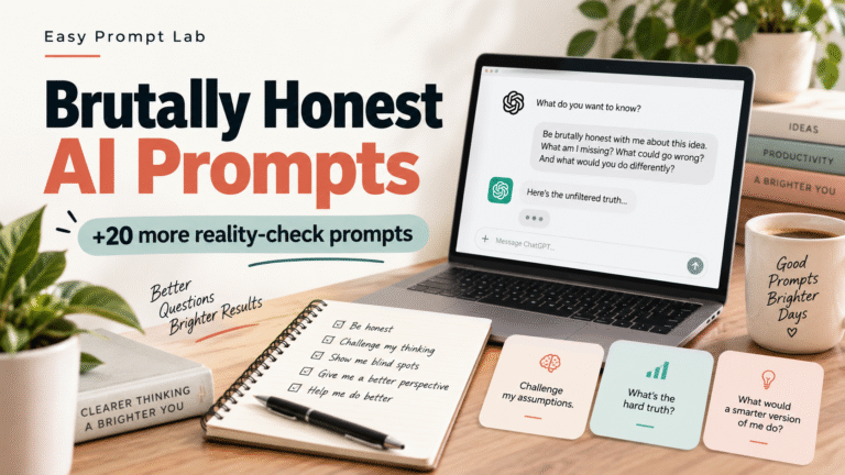 brutally honest chatgpt prompt
