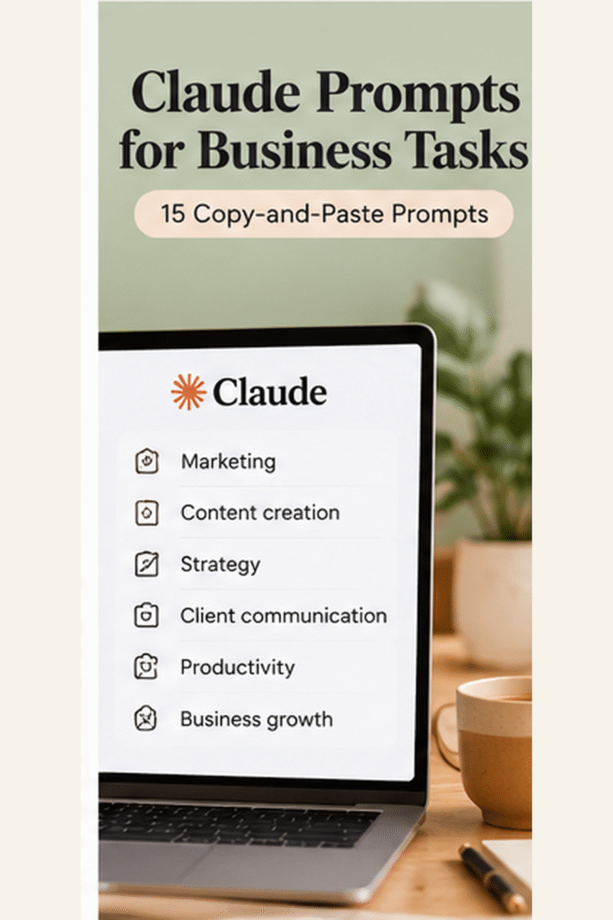 Claude AI prompts for business