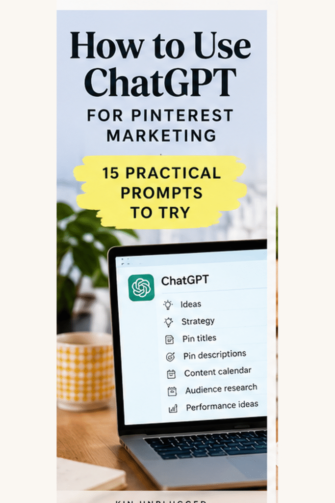 ChatGPT Pinterest prompts