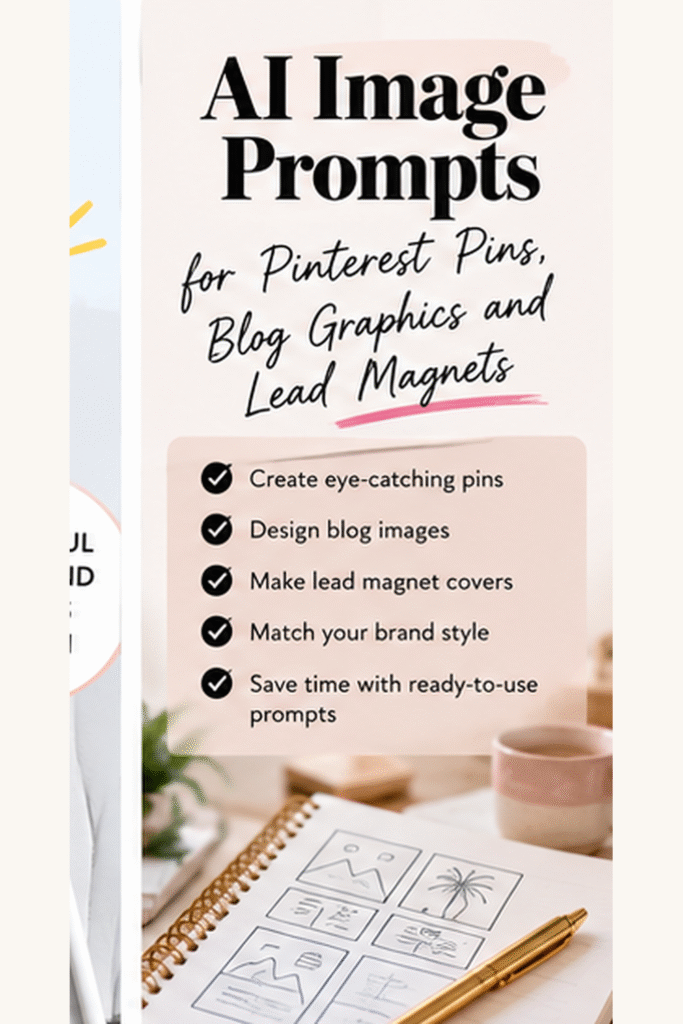 AI image prompts for Pinterest
