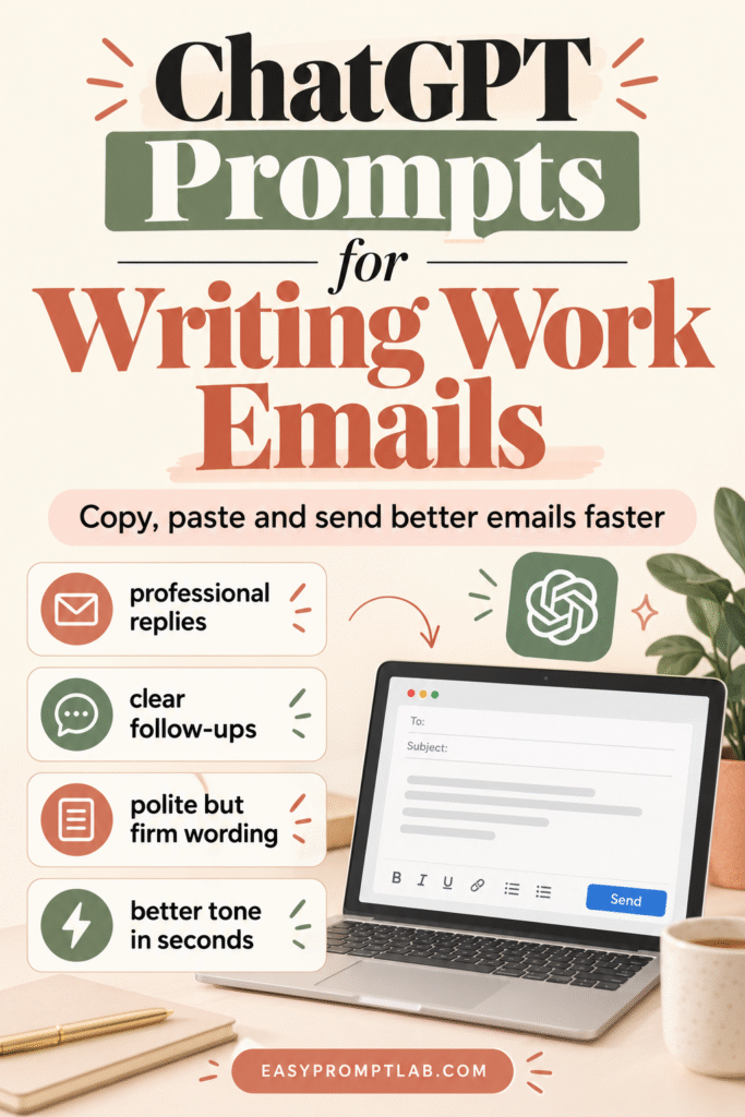 AI prompts for work emails