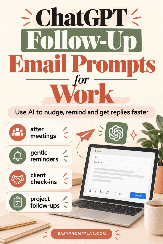 ChatGPT email prompts