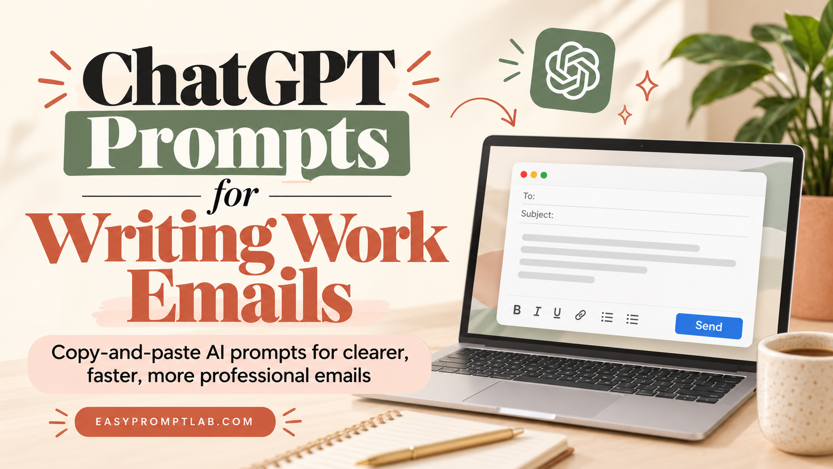 ChatGPT prompts for writing work emails