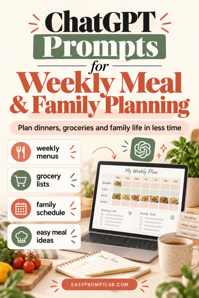 ChatGPT family meal planner