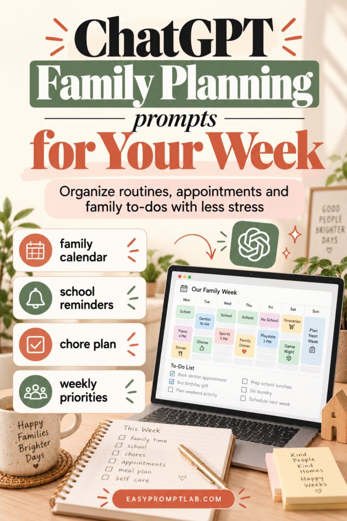 ChatGPT weekly meal plan