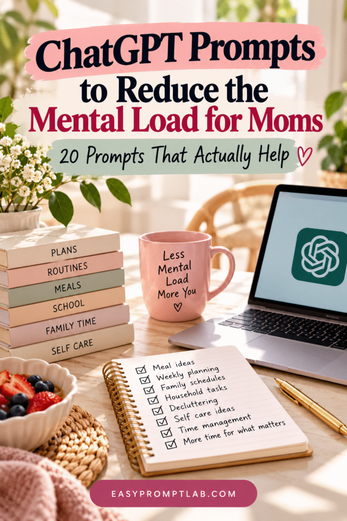 ChatGPT prompts for busy moms